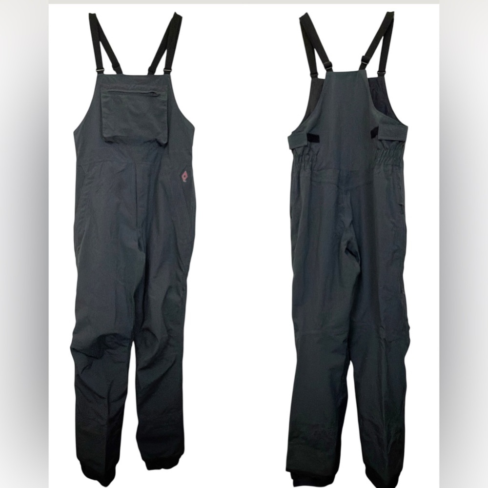Burton Mens AK Goretex Stretch Bib pants Size L Tall 38x35 Inseam Charcoal Gray
